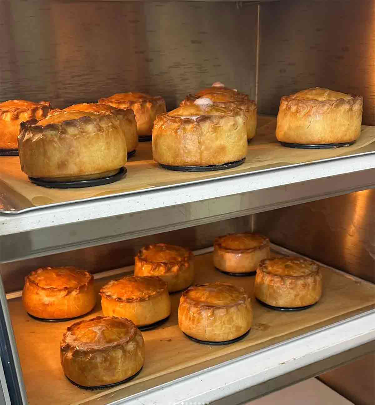Blackwell & Co. Deli Long Melford - Pork Pies in The Oven